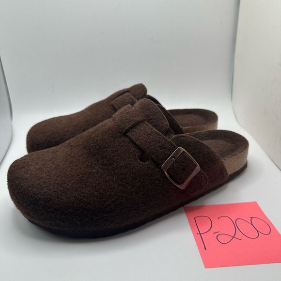 CUSHIONAIRE Womens Clog 9 BROWN - Picture 3 of 7